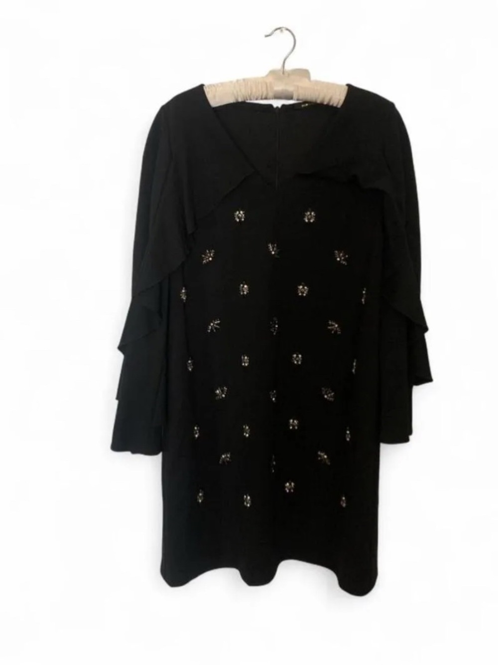 Kobi Halperin Ayana Embellished Mini Dress - Black - Size M (Estimated)